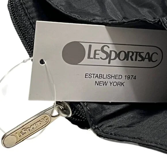 LE SPORTSAC Leopard Noir Bi-Fold Wallet NWT - Picture 5 of 15